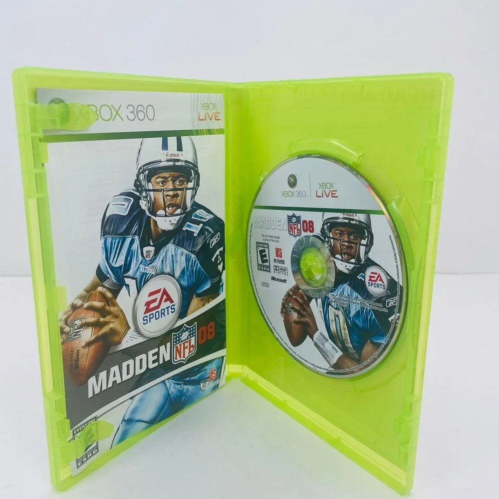 Madden NFL 08 EA SPORTS Xbox Live (Xbox 360, 2007) Complete W/ Manual